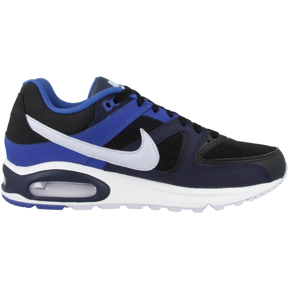 Nike Men's Air Max Command Running Shoes, Black/Ghost-Blackened Blue, 9.5 M US