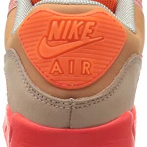 Nike Women's Air Max 90, Bright Crimson/Pure Platinum, 10.5