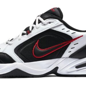 Nike Air Monarch IV White/Black-Varsity Red, 12