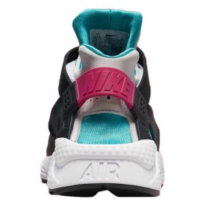 Nike mens Air Huarache Running Shoe, Black/Lethal Pink-new Emerald, 9.5