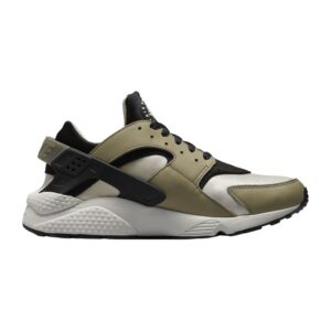 Nike Air Huarache Men's Shoes Size- 9.5, Black/Khaki-phantom