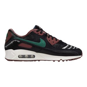 Nike Women's Air Max 9 Shoe, Black/Green Noise-sail, 7.5