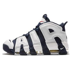 Nike Air More Uptempo (Olympic) White/Metallic Gold-Uni Red-Midnight Navy (9)