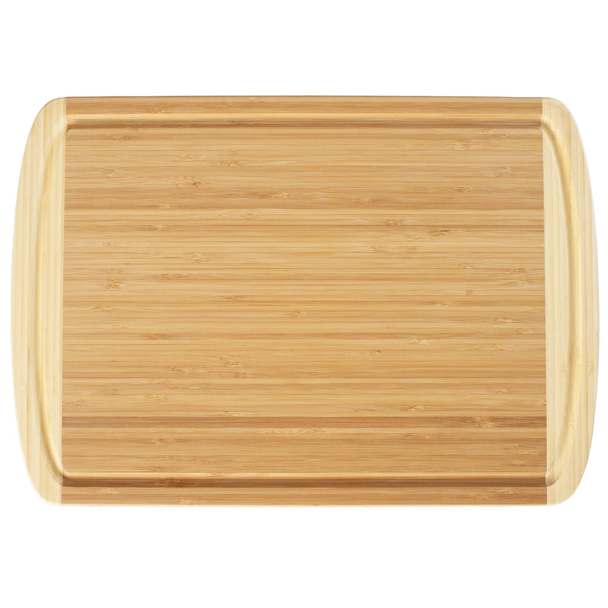 Totally Bamboo Kona Groove Bamboo Carving & Cutting Board, 18" x 12-1/2"