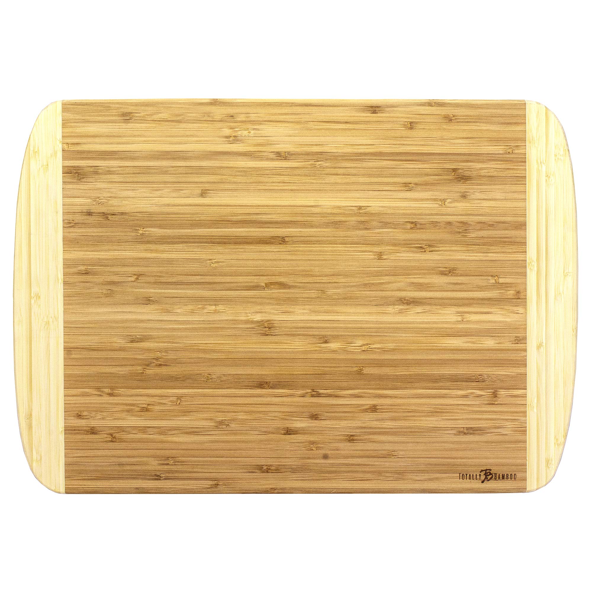 Totally Bamboo Kona Groove Bamboo Carving & Cutting Board, 18" x 12-1/2"