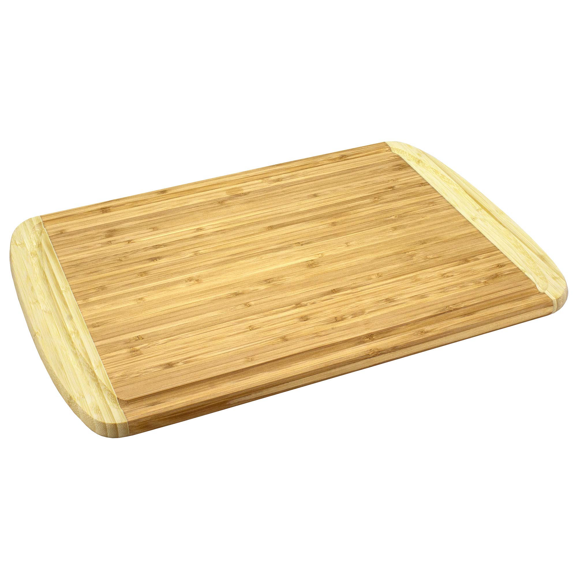 Totally Bamboo Kona Groove Bamboo Carving & Cutting Board, 18" x 12-1/2"