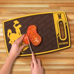 YouTheFan NCAA Wyoming Cowboys Logo Series Cutting Board