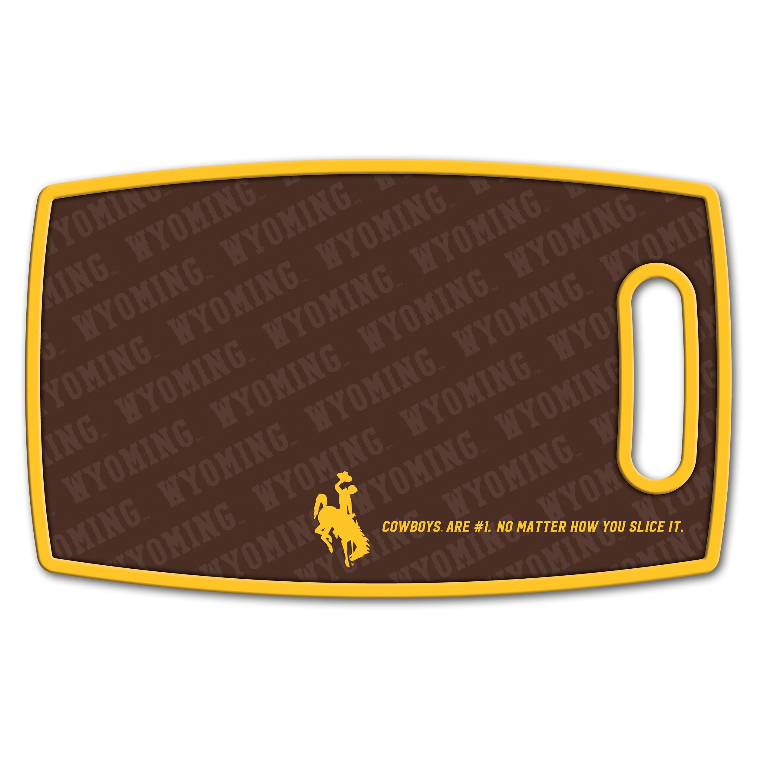 YouTheFan NCAA Wyoming Cowboys Logo Series Cutting Board