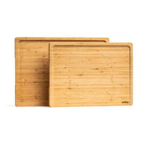 smirly wooden cutting boards for kitchen - bamboo cutting board set with holder, wood cutting board set, cutting board wood, wooden chopping board, wooden cutting board set