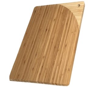 Simply Bamboo Maui Bamboo Cutting Board for Kitchen | Chopping Board | Carving/Slicing Vegetables, Meat, Fruits - 18'' x 12'' x 0.75"