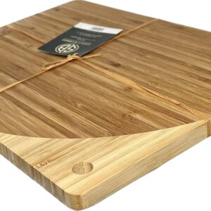 Simply Bamboo Maui Bamboo Cutting Board for Kitchen | Chopping Board | Carving/Slicing Vegetables, Meat, Fruits - 18'' x 12'' x 0.75"