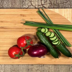 Simply Bamboo Maui Bamboo Cutting Board for Kitchen | Chopping Board | Carving/Slicing Vegetables, Meat, Fruits - 18'' x 12'' x 0.75"