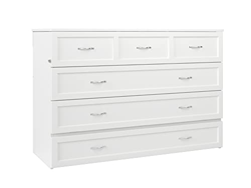 AFI, Northfield Murphy Bed Chest, Queen, White