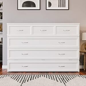 AFI, Northfield Murphy Bed Chest, Queen, White