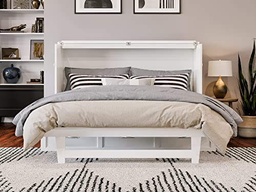 AFI, Northfield Murphy Bed Chest, Queen, White