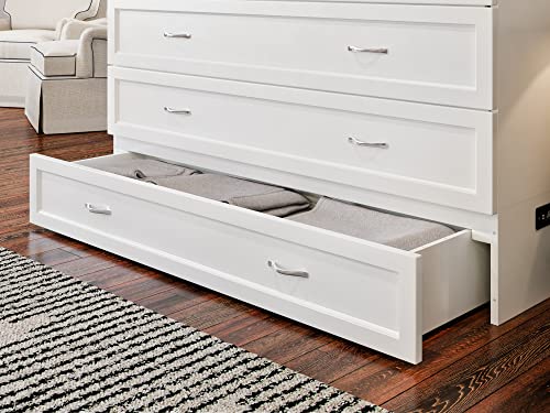 AFI, Northfield Murphy Bed Chest, Queen, White