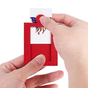 American Flag Eagle Christmas Photo Ornament Frame Red Picture Frame for Xmas Tree Hanging Decoration