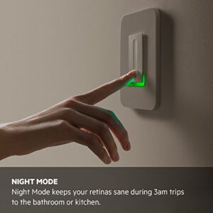 WeMo (F7C059) Dimmer Wifi Light Switch, Works with Alexa, the Google Assistant and Apple Homekit