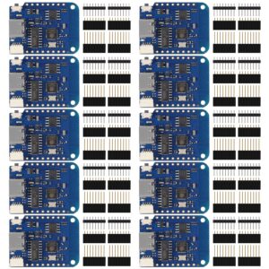 AITRIP 10PCS WeMos D1 Mini V4.0.0 Type-C USB WiFi Internet of Things Board Based ESP8266 4MB Compatible with Arduino MicroPython Nodemcu