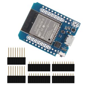 AITRIP 6pcs ESP32 Mini D1 Mini NodeMCU ESP32 ESP-WROOM-32 WLAN WiFi Bluetooth Development Board 5V Compatible with Arduino