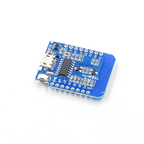 BAEASU 5Pack D1 Mini NodeMcu ESP8266 ESP-12F Wireless Module Internet of Things Development Board Compatible with Arduino (D1 Mini ESP8266)