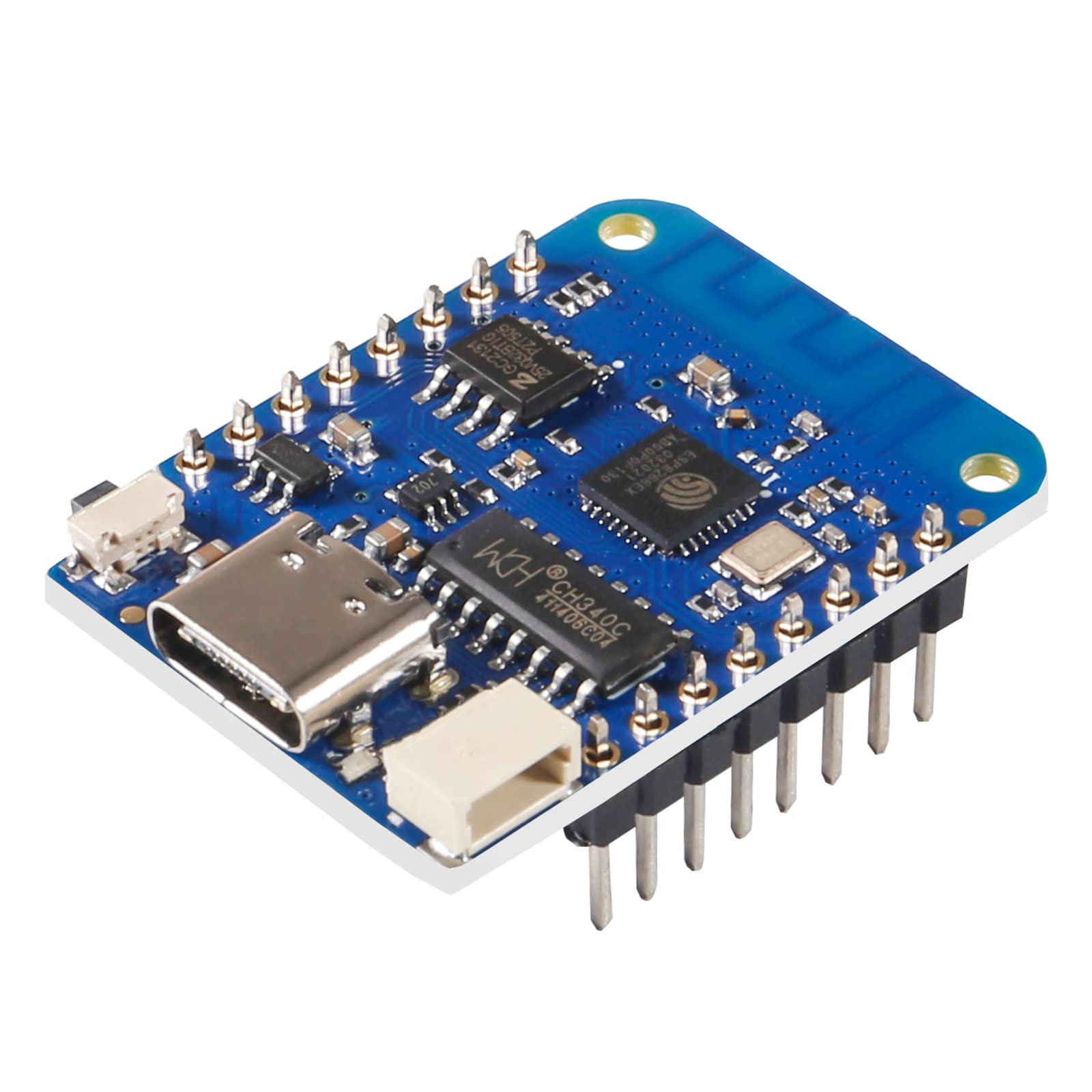 QCCAN 2pcs for WEMOS D1 Mini V4.0.0 Type-C USB WiFi Internet of Things Board Based ESP8266 4MB Compatible for Arduino MicroPython Nodemcu