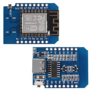 3pcs Type-C ESP8266 ESP-12F NodeMcu Mini D1 Module WeMos Lua 4M Bytes WLAN WiFi Internet Development Board Base on Type-C ESP8266 ESP-12F for Arduino