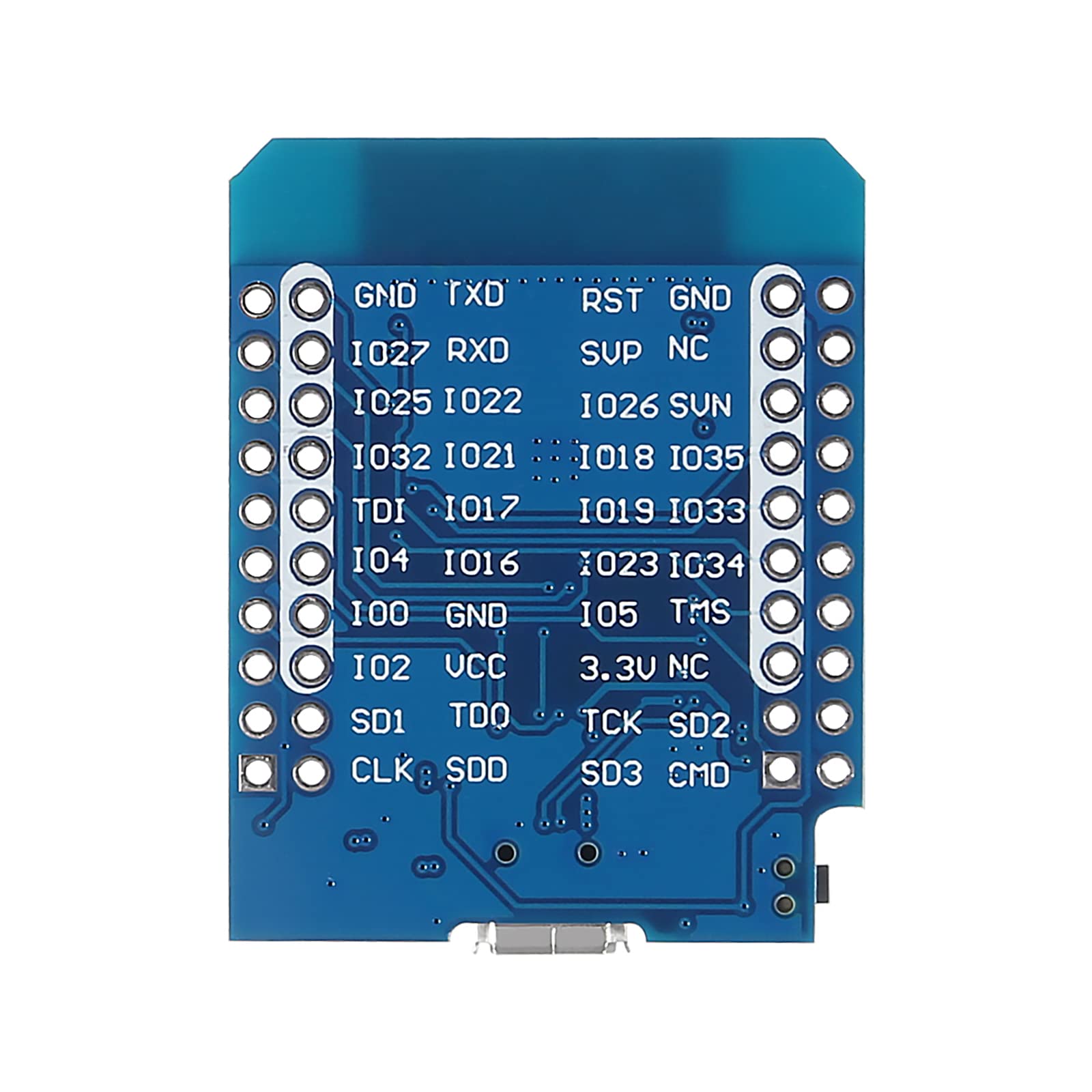 QCCAN 3PCS for ESP32 D1 Mini NodeMCU ESP-32 WLAN WiFi Bluetooth Development Board Base on ESP8266 Compatible with WeMos D1 Mini