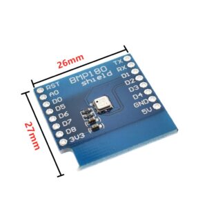 HiLetgo 2pcs BMP180 Digital Barometric Pressure Sensor Board for Wemos D1 MINI ESP8266 3.3V/5V Replace BMP085 Sensor Module