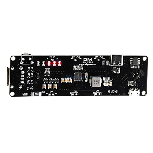 18650 Battery Charge Shield Board V3 ESP32 ESP32S WeMos Micro USB Port Type-A USB 0.5A for Arduino Raspberry Pi Charger Module