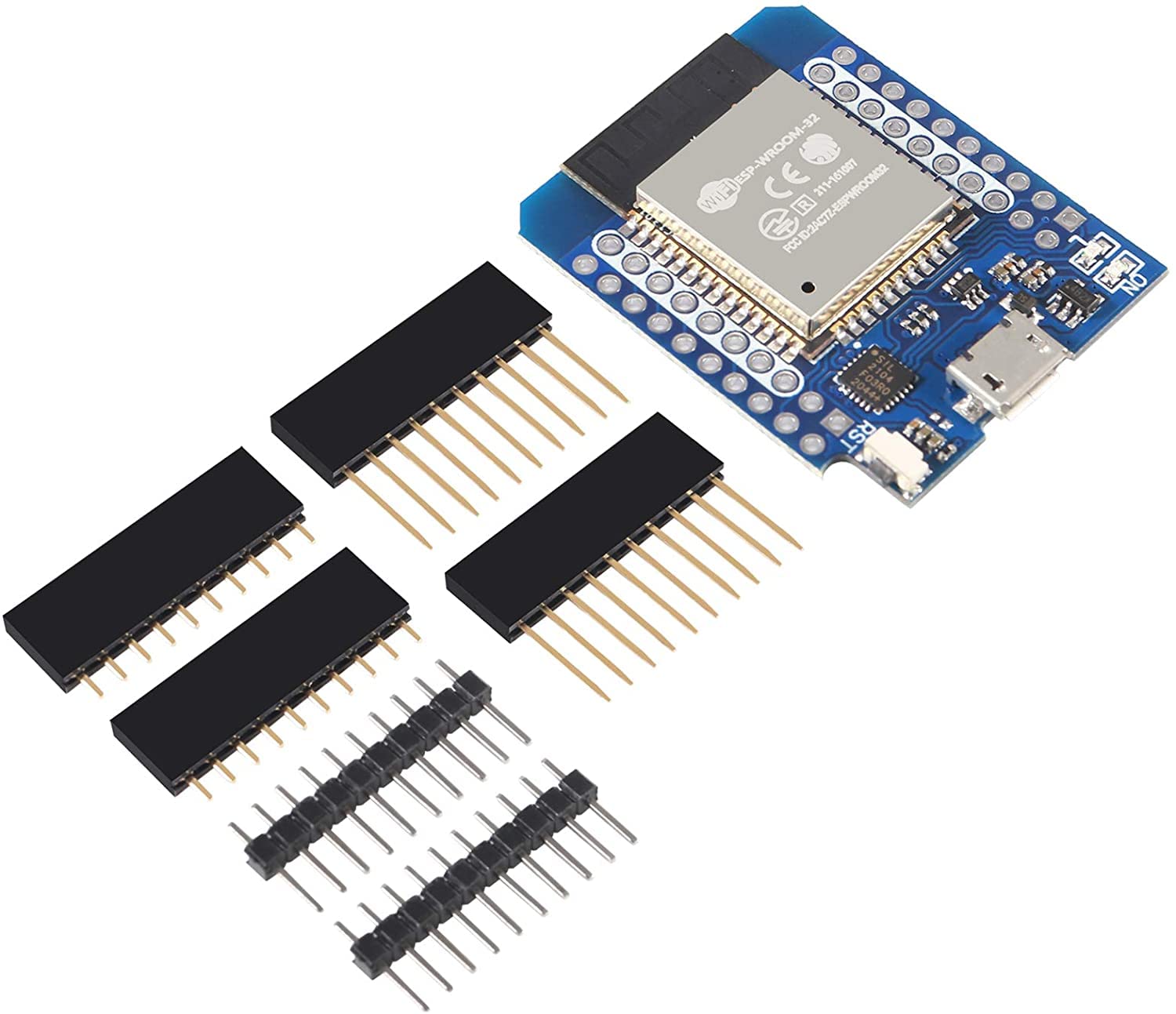 HiLetgo 3pcs ESP32 mini ESP-WROOM-32 Development Board WLAN WiFi Bluetooth IoT Development Board