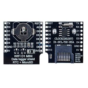 Micro SD for Wemos D1 Mini Real Time Clock Data Log Logger Shield + RTC DS1307 Clock for Arduino/Raspberry