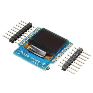 OLED Shield Display V2.0.0 for Wemos D1 Mini 0.66" Inch 64X48 IIC I2C Two Button Module