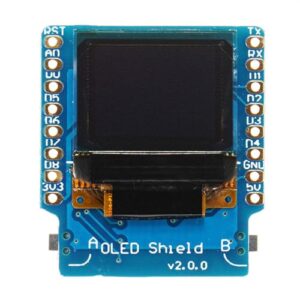 OLED Shield Display V2.0.0 for Wemos D1 Mini 0.66" Inch 64X48 IIC I2C Two Button Module