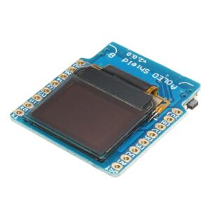 OLED Shield Display V2.0.0 for Wemos D1 Mini 0.66" Inch 64X48 IIC I2C Two Button Module