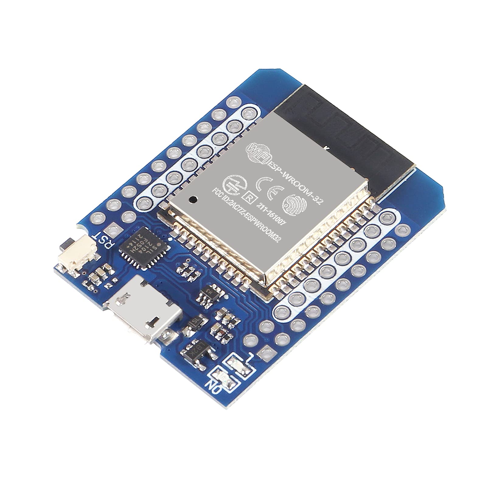 ACEIRMC D1 Mini NodeMCU ESP32 ESP-WROOM-32 WLAN WiFi Bluetooth IoT Development Board 5V Compatible for Arduino (5pcs)