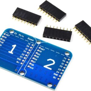 CANADUINO® 3 x WEMOS D1 Mini Compatible ESP8266 Dual Base