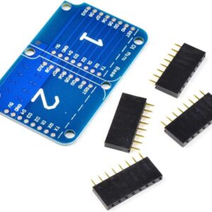 CANADUINO® 3 x WEMOS D1 Mini Compatible ESP8266 Dual Base