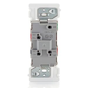 Leviton E5603-SW Decora Edge 15 Amp 3-Way Rocker Switch, White