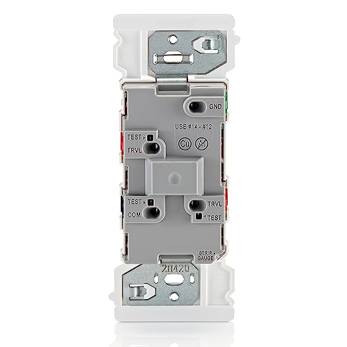 Leviton E5603-SW Decora Edge 15 Amp 3-Way Rocker Switch, White