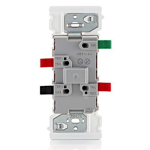 Leviton E5603-SW Decora Edge 15 Amp 3-Way Rocker Switch, White