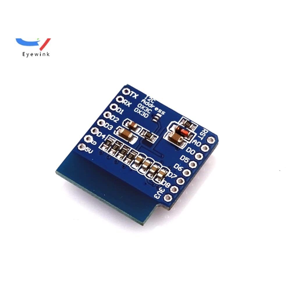 10PCS/LOT 0.66" inch 64X48 IIC I2C OLED LED LCD Dispaly Shield for Arduino Compatible for WeMos D1 Mini