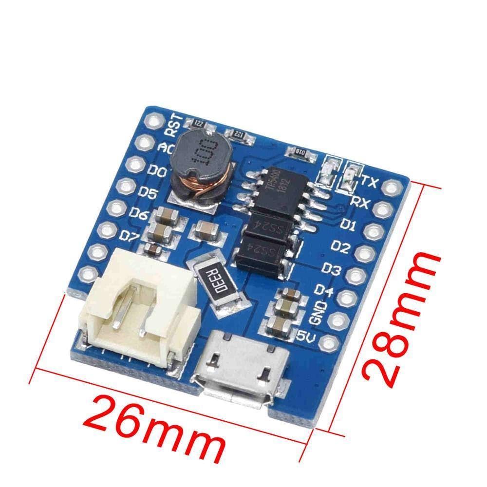 1PCS Battery Shield V1.1.0 for WEMOS D1 Mini Single Lithium Battery Charging & Boost