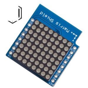 1PCS Matrix LED Shield V1.0.0 for WEMOS D1 Mini Digital Signal Output Controller Module 8 X 8 Dot Board Control