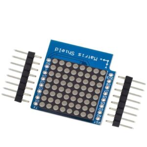 1PCS Matrix LED Shield V1.0.0 for WEMOS D1 Mini Digital Signal Output Controller Module 8 X 8 Dot Board Control