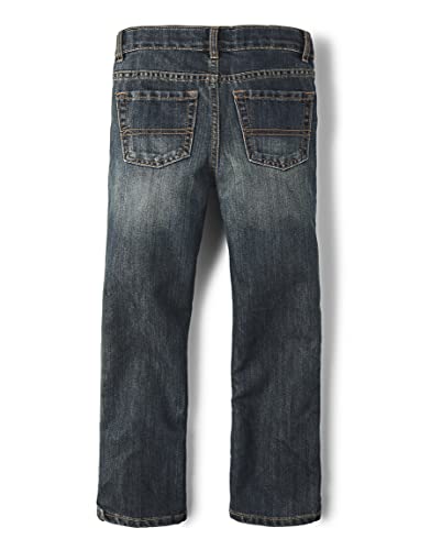 The Children's Place Boys Basic Bootcut Jeans,Dustbowl Wash Single,6