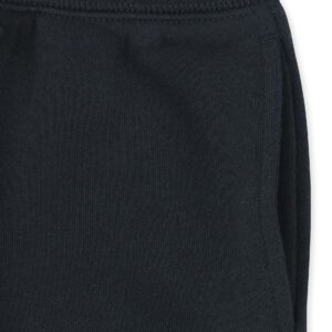 The Children's Place Baby Toddler Boys Active Fleece Jogger Pants, Black/Smoke Gray/New Navy 3 Pack, 3T