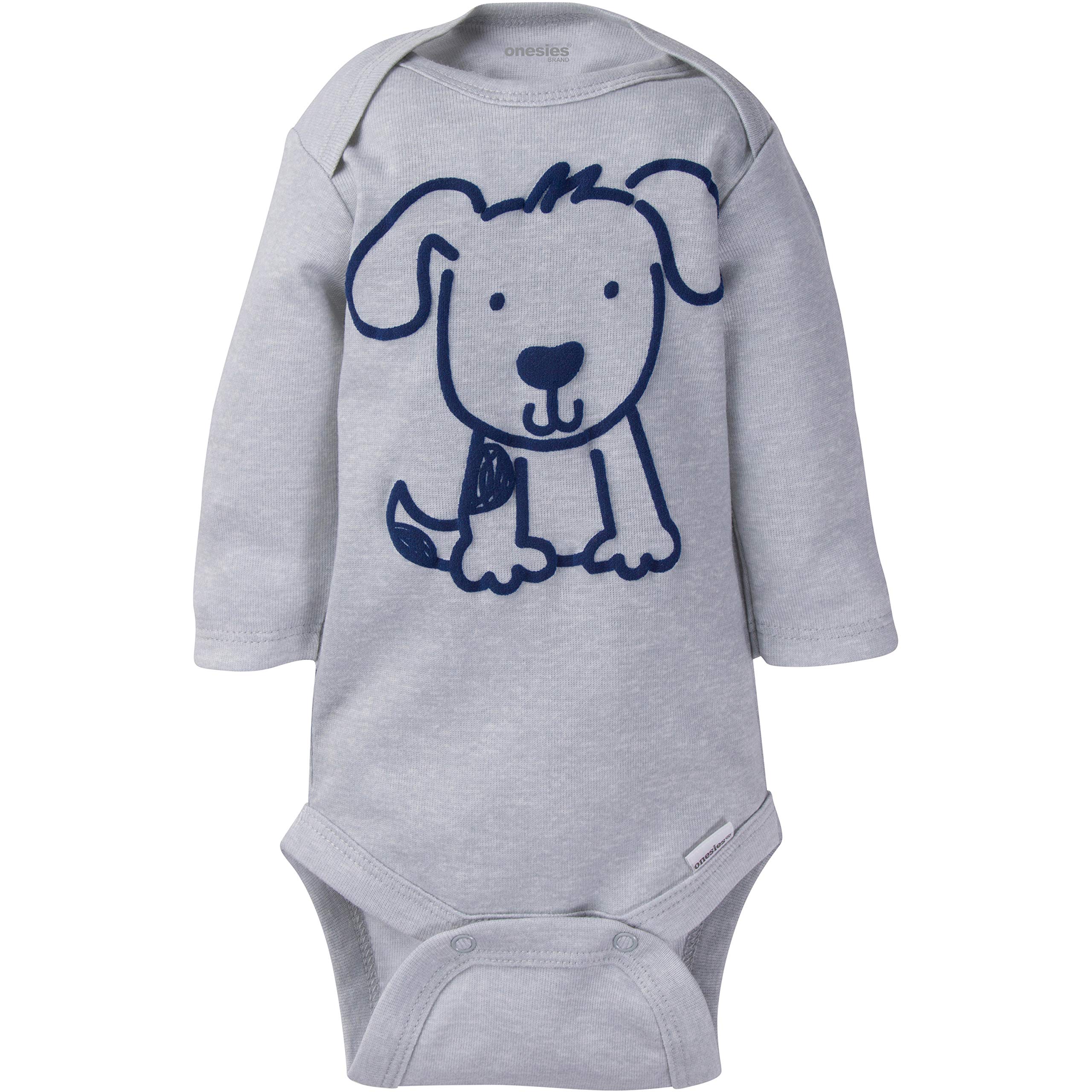 Onesies BrandUnisex Baby6-Pack Long Sleeve Bodysuitsdog6-9 Months