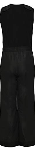 Arctix Kids Limitless Fleece Top Bib Overalls, Black, Medium