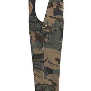 Wrangler Authentics Boys' Classic Denin Overall, Forest Night Camo, 4T